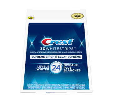 3D White Whitestrips Supreme FlexFit, 21 units – Crest : Toothpaste ...