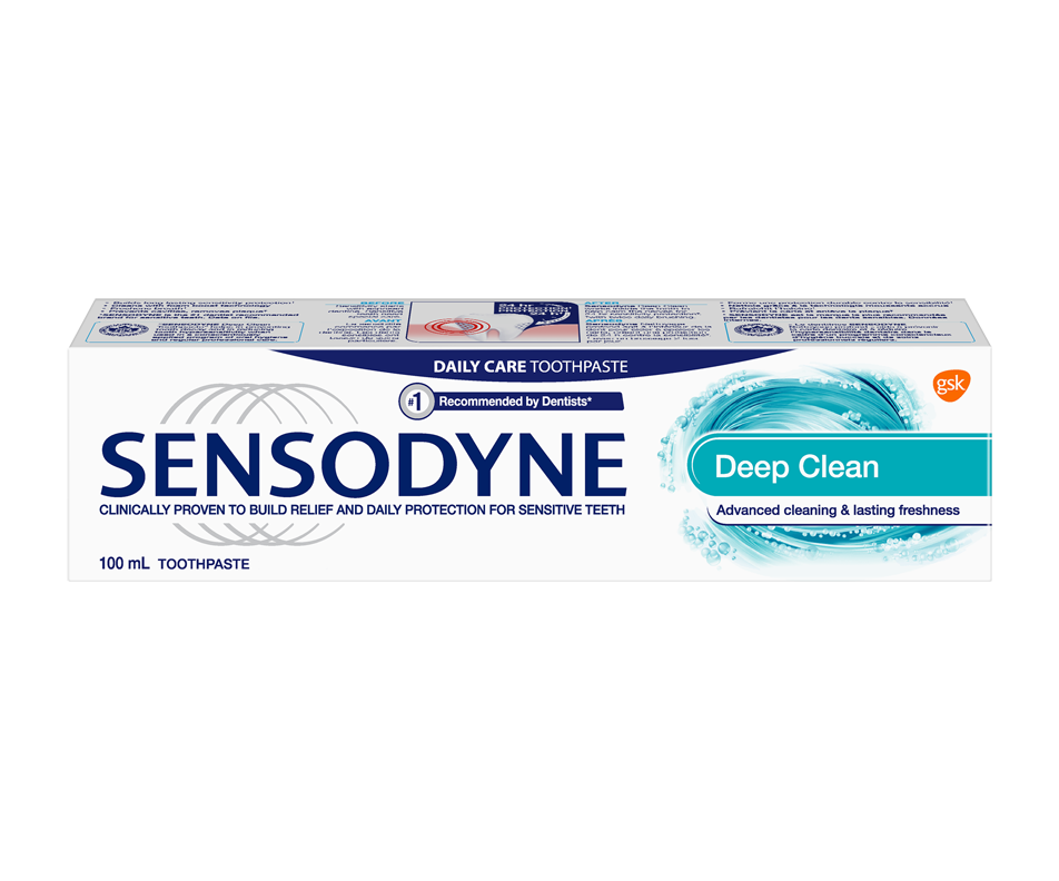 Deep Clean Daily Toothpaste for Sensitive Teeth Mint, 100 ml ...