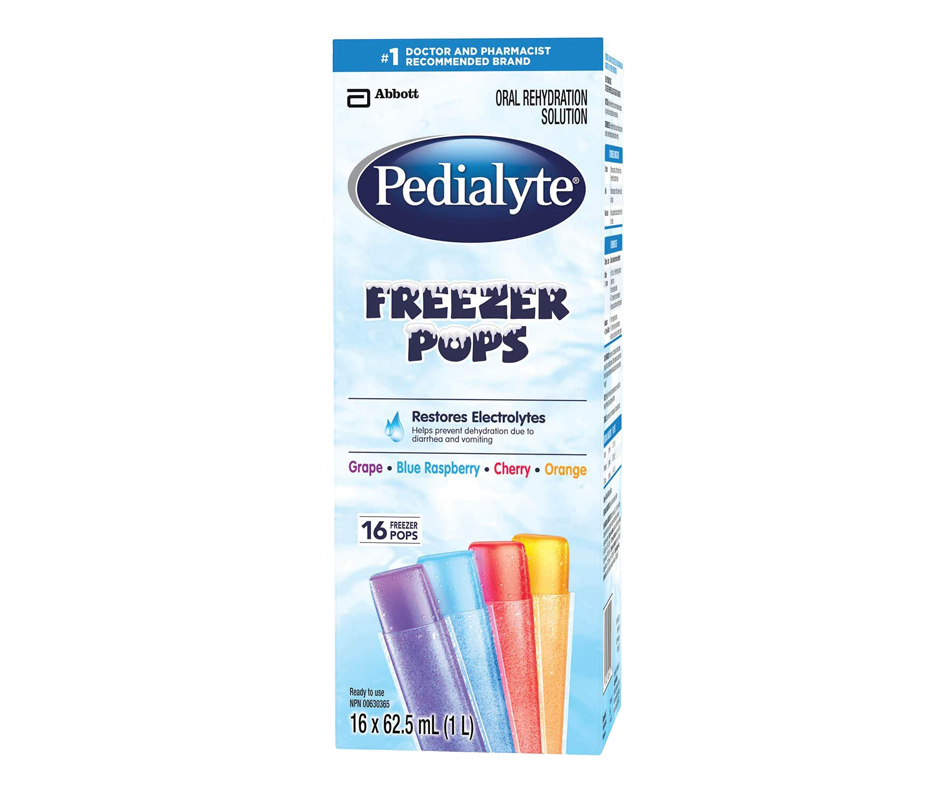 Freezer Pops oral Rehydration Solution, Various Flavours, 16 x 62.5 ml ...