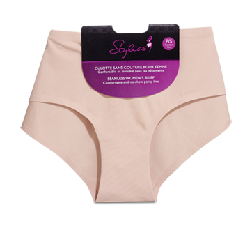 Seamless Castor Grey Brief Underwear for Women