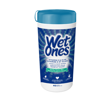 Wipes with Vitamin E & Aloe, 40 units