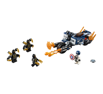 lego captain america outriders attack