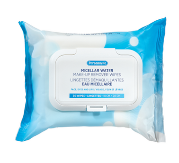 Micellar Water Make-Up Remover Wipes, 30 units