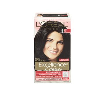 Image 3 of product L'Oréal Paris - Excellence Crème Permanent Hair Colour, 1 unit H - Natural Black