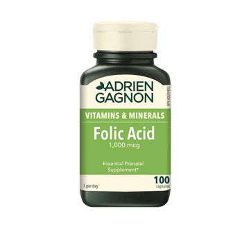 Folic Acid, 100 units