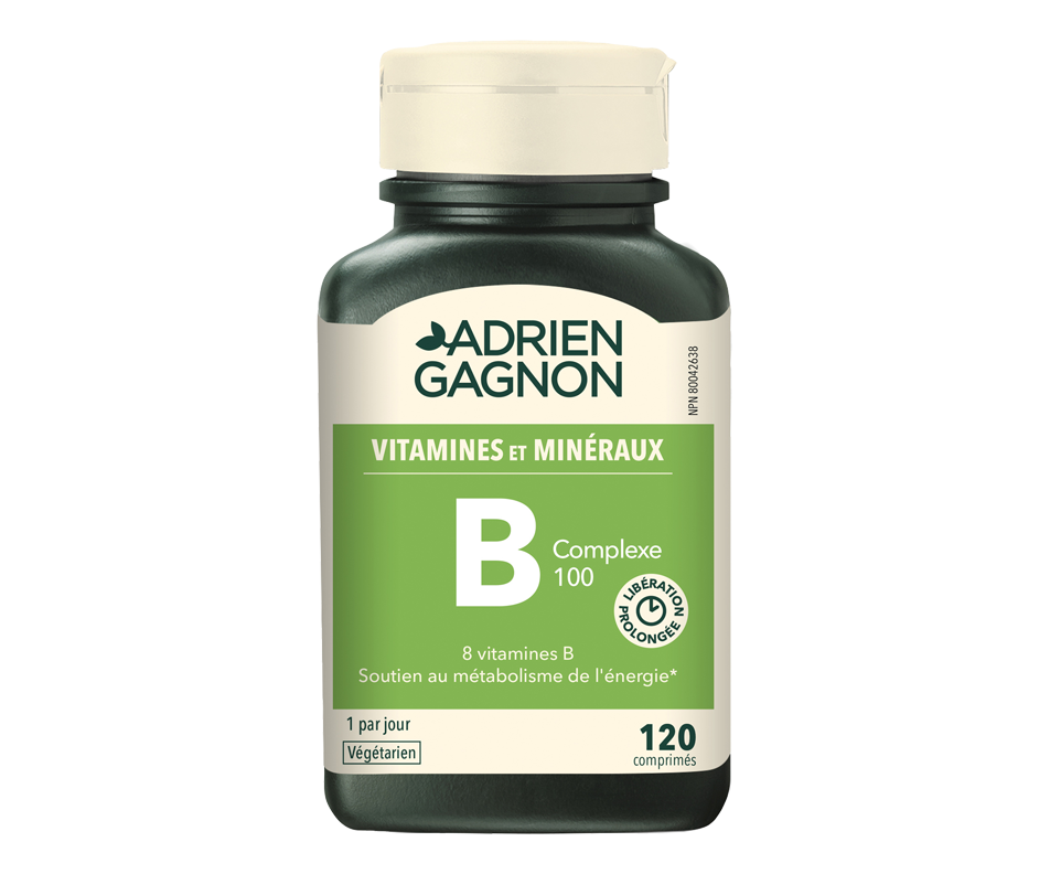 B Complex 100, 120 Units – Adrien Gagnon : Vitamin B | Jean Coutu