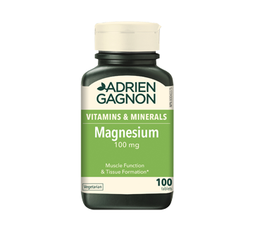 Magnesium 100 mg, 100 units