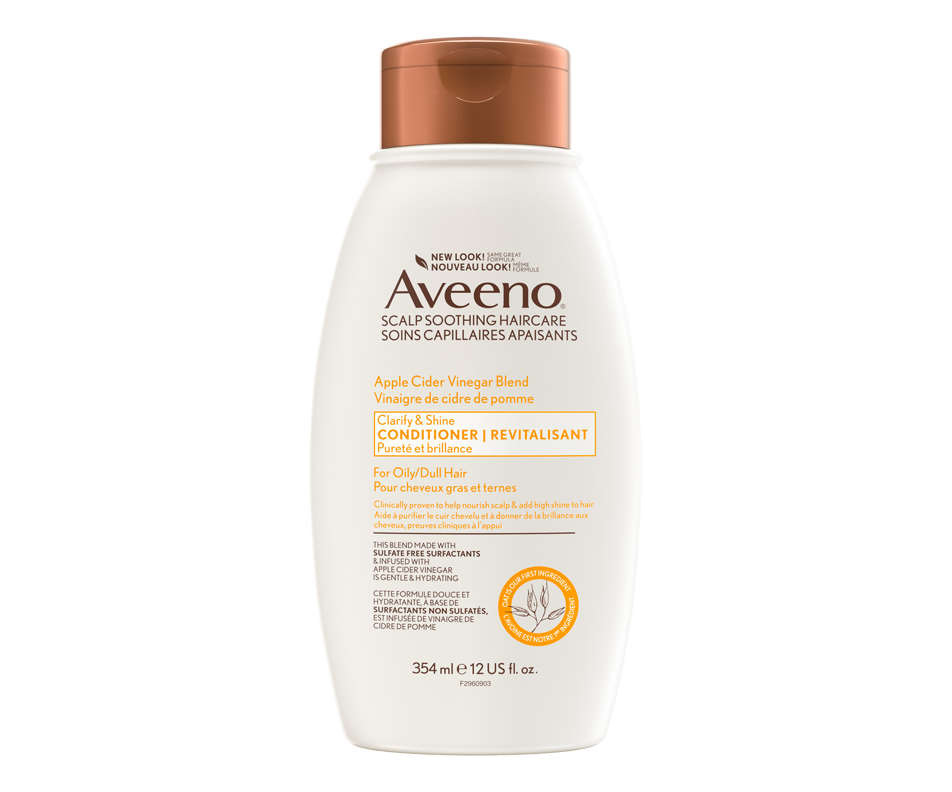 Apple Cider Vinegar Blend Conditioner Clarify & Shine, 354 ml – Aveeno ...