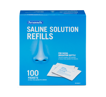 Saline Solution Refills, 100 units