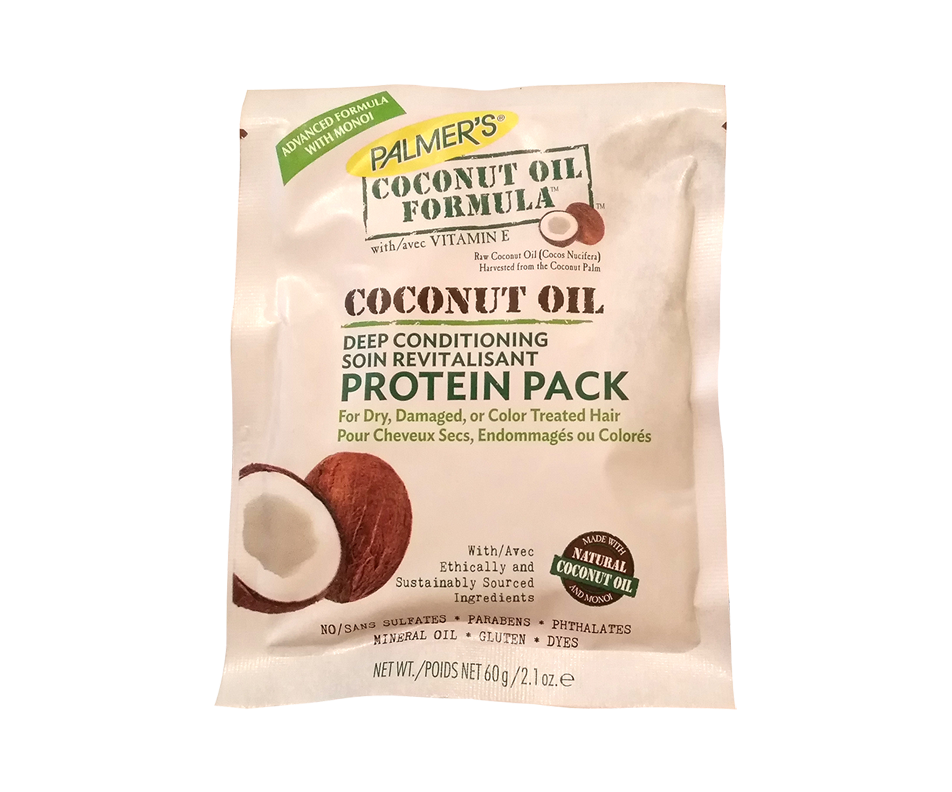 Coconut Oil Protein Pack, 60 g – Palmer's : Frizz control | Jean Coutu