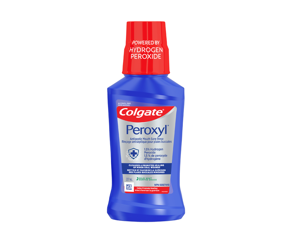 Peroxyl Antiseptic Mouthwash, Mint, 237 ml Colgate Mouthwash Jean