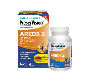 PreserVision Areds 2 Formula Eye Vitamin and Mineral Supplement, 120 units