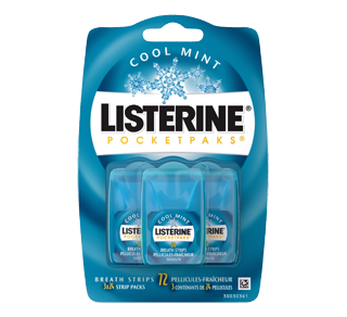 Pocketpaks Breath Strips, Cool Mint, 72 units