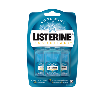 Pocketpaks Breath Strips, Cool Mint, 3 X 24's – Listerine : Mouthwash 