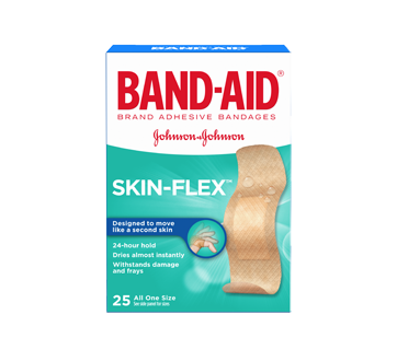 Skin-Flex Adhesive Bandages, 25 units, Assorted – Band-Aid : Bandages,  Compress & Such