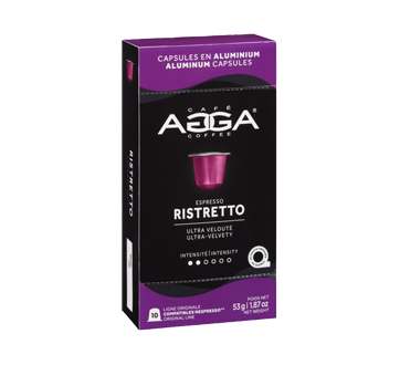 Image 2 of product Café Agga - Ristretto Romana Coffee Capsules, 53 g