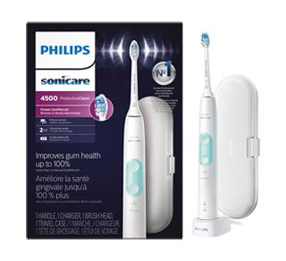 ProtectiveClean 4500 Rechargeable Electric Toothbrush, White, 1 unit