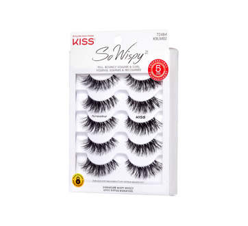 So Wispy Lashes Multipack, Pompadour, 5 Units – Kiss : False Lashes 