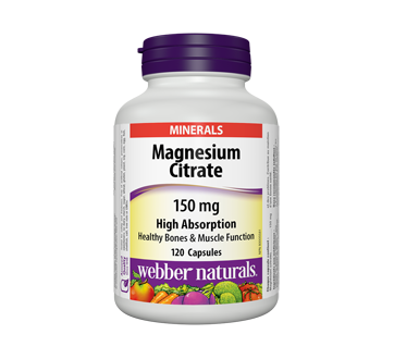 Magnesium Citrate High Absorption 150 mg, 120 units