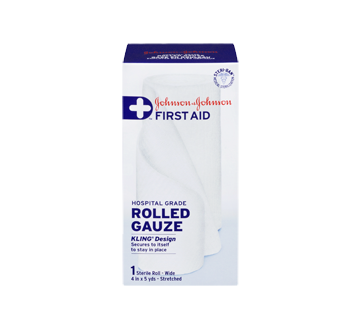 Rolled Gauze, 5 yards – Band-Aid : Bandages, Compress & Such