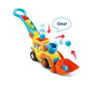 Image 2 of product Vtech - Pop-a-Balls Push & Pop Bulldozer, 1 unit