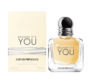 perfume armani because it's you