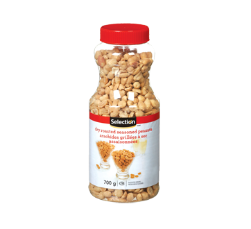 Dry Roasted Seasoned Peanuts, 700 g