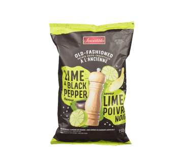 Old-Fashioned Potato Chips, Lime & Black Pepper, 150 g