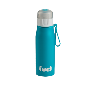 Image 2 of product Trudeau - Fuel Stainless Steel Sport Bottle, Blue, 500 ml