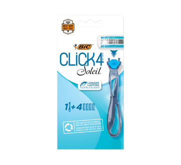 Soleil Click4 Shavers & Cartbridges, 4 units