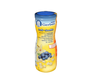 Gerber Puffs, Blueberry & Vanilla, 42 g