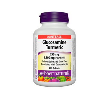 Glucosamine Turmeric Tablets, 2 500 mg, 120 units