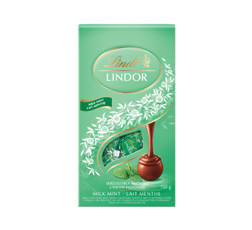 Lindor Truffles Bag, Mint Milk Chocolate, 150 g