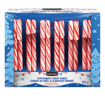 Peppermint Candy Canes, 12 units