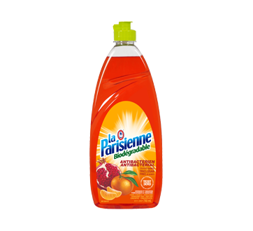 Biodegradable and Antibacterial Dishwashing Liquid and Hand Soap, Pomegranate & Tangerine, 740 ml