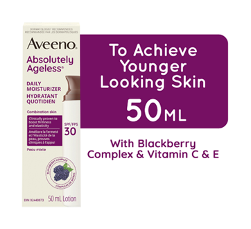 Image 2 of product Aveeno - Absolutely Ageless Daily Moisturizer SPF 30, 50 ml