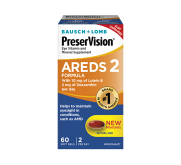 PreserVision Areds 2 Formula Eye Vitamin and Mineral Supplement, 60 ml