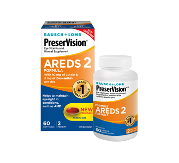 Image 2 of product Bausch and Lomb - PreserVision Areds 2 Formula Eye Vitamin and Mineral Supplement, 60 ml