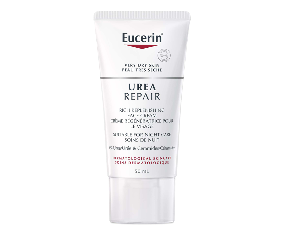 Urea Repair Replenishing Face Creme Night 5% Urea For Dry Skin To Very 