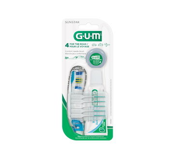 Four For The Road Travel Pack G U M Toothbrush Jean Coutu
