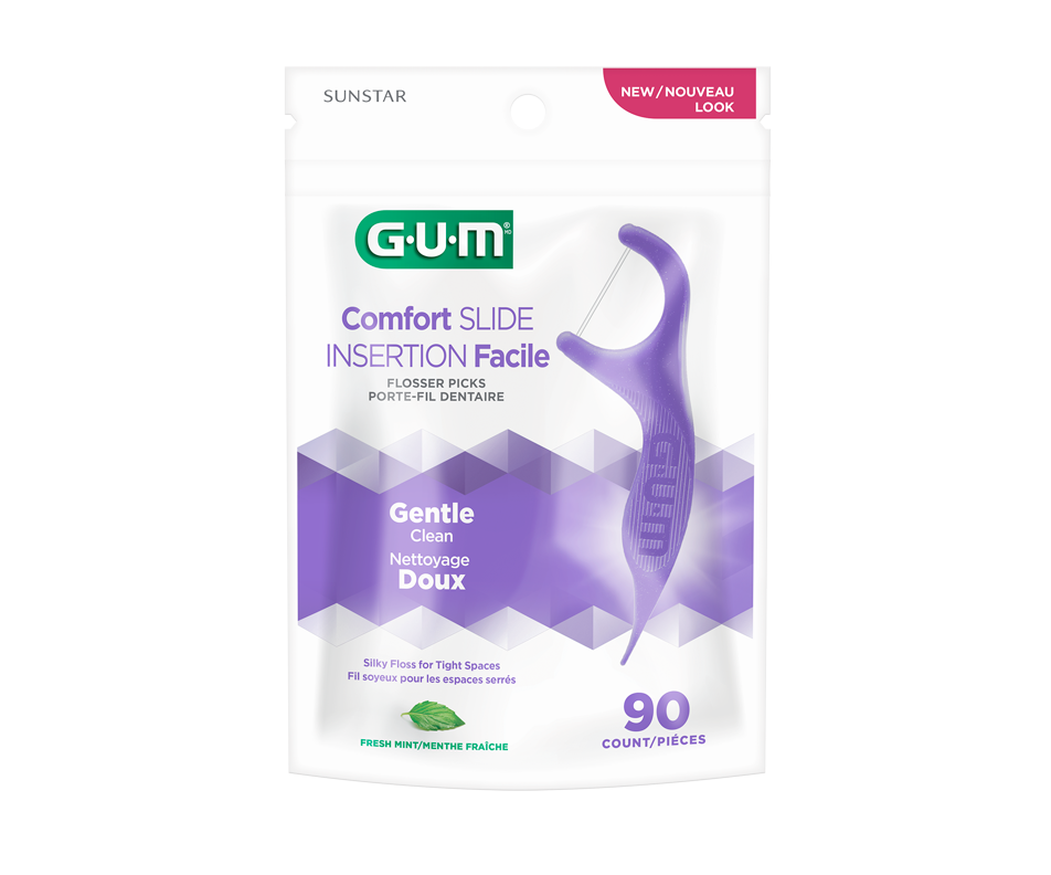 Eez-Thru Comfort Slide Flossers, 90 units – G·U·M | Jean Coutu