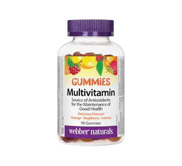 Multivitamin Gummies, Orange Raspberry Lemon, 90 units