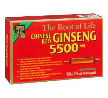 Image 2 of product La Racine de Vie - Chinese Reg Ginseng 5500mg, 10 x 10ml