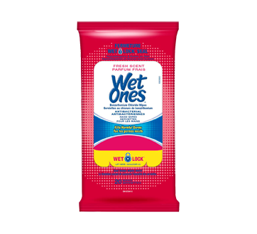 Antibacterial Hand Wipes, Fresh Scent, 20 units