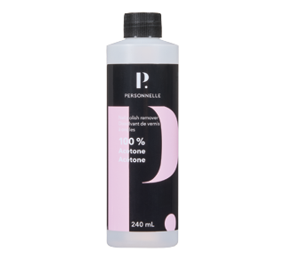 Nail Polish Remover, 100% Acetone, 240 ml