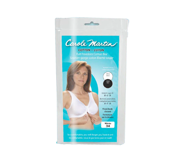 Full Freedom Comfort Bra, 1 unit, 40, White – Carole Martin : Underwear