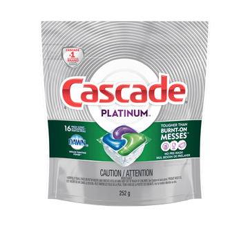 Platinum ActionPacs Dishwasher Detergent, Fresh Scent, 16 units