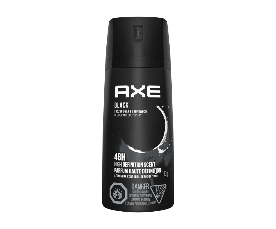 Black Deodorant Body Spray, Frozen Pear & Cedarwood, 113 g – Axe | Jean ...