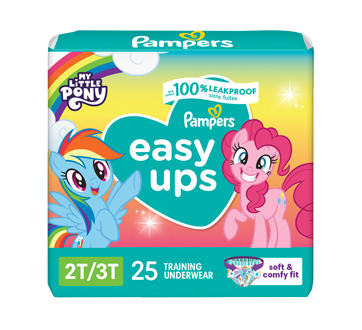Easy Ups Training Underwear, Size 4, 2T-3T, 25 units – Pampers : Training  pants