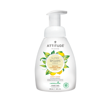 Super Leaves Natural Foaming Hand Soap, Lemon Leaves, 295 ml